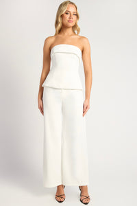 Ashton Top And Pants Set White