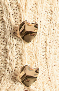Vesper Knit Top Bone