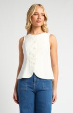 Load image into Gallery viewer, Meshki Vest Top White
