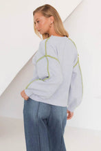 Load image into Gallery viewer, Sharon Knit Jumper Blue Green | Paper Heart
