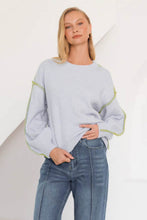 Load image into Gallery viewer, Sharon Knit Jumper Blue Green | Paper Heart
