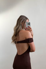 Load image into Gallery viewer, Imani Maxi Dress Chocolate
