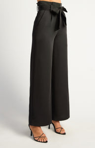Giovanni Wide Leg Pants Black