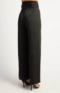 Giovanni Wide Leg Pants Black