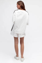 Load image into Gallery viewer, Stripe Tee White By Ebby And I
