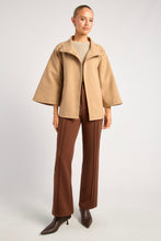 Load image into Gallery viewer, Norella Cape Coat Camel
