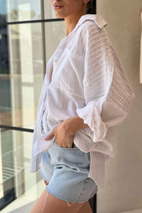 Worthier Belle Cotton Shirt White