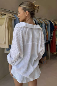 Worthier Belle Cotton Shirt White
