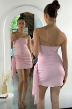 Load image into Gallery viewer, Stefano Strapless Mini Dress Pink
