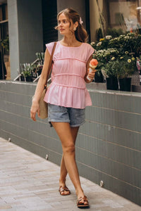 Hailey Top Pink by Paper Heart