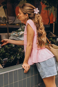 Hailey Top Pink by Paper Heart