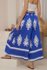 Adira Wide Leg Pants Blue