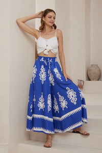 Adira Wide Leg Pants Blue