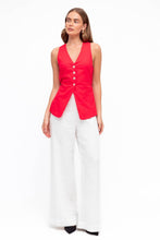 Load image into Gallery viewer, Darcee Vest Top Red
