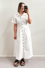 Load image into Gallery viewer, Sharlan Midi Dress White
