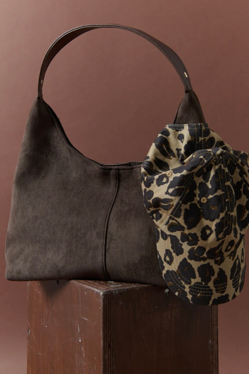 Kenny Suede Bag Brown