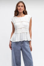 Load image into Gallery viewer, Hailey Top White by Paper Heart
