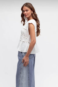 Hailey Top White by Paper Heart