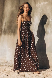 Clarissa Maxi Dress Chocolate