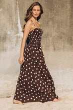 Load image into Gallery viewer, Clarissa Maxi Dress Chocolate
