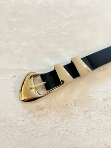 Pebble Dome Black Belt Black