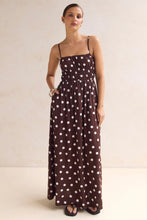 Load image into Gallery viewer, Clarissa Maxi Dress Chocolate
