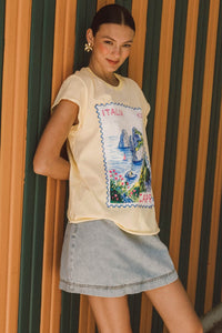Paper Heart Italia Tee Butter