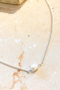 Lustre & Sage Pearl 18K Sterling Silver Necklace