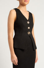 Load image into Gallery viewer, Liaison Vest Skirt Set Black
