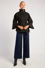 Load image into Gallery viewer, Norella Cape Coat Black
