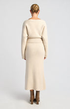 Load image into Gallery viewer, Boat Neck Fluffy Knit Oat Marl
