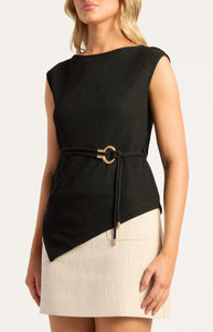 Calla Top With Robe Belt