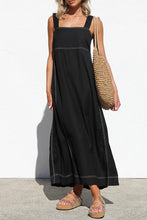 Load image into Gallery viewer, Label Of Love Stitched Maxi Dress Black
