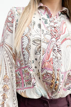 Load image into Gallery viewer, Artisan Border Lace Trim Blouse
