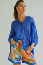 Load image into Gallery viewer, Worthier Carter Linen Shirt Royal Blue
