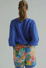 Load image into Gallery viewer, Worthier Carter Linen Shirt Royal Blue
