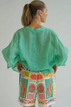 Load image into Gallery viewer, Worthier Carter Linen Shirt Spring Green
