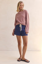 Load image into Gallery viewer, Maddie Long Sleeve Tee Pink Brown
