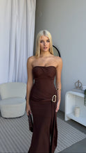 Load image into Gallery viewer, Kleo Maxi Dress Brown
