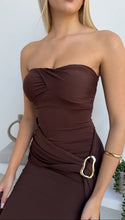 Load image into Gallery viewer, Kleo Maxi Dress Brown
