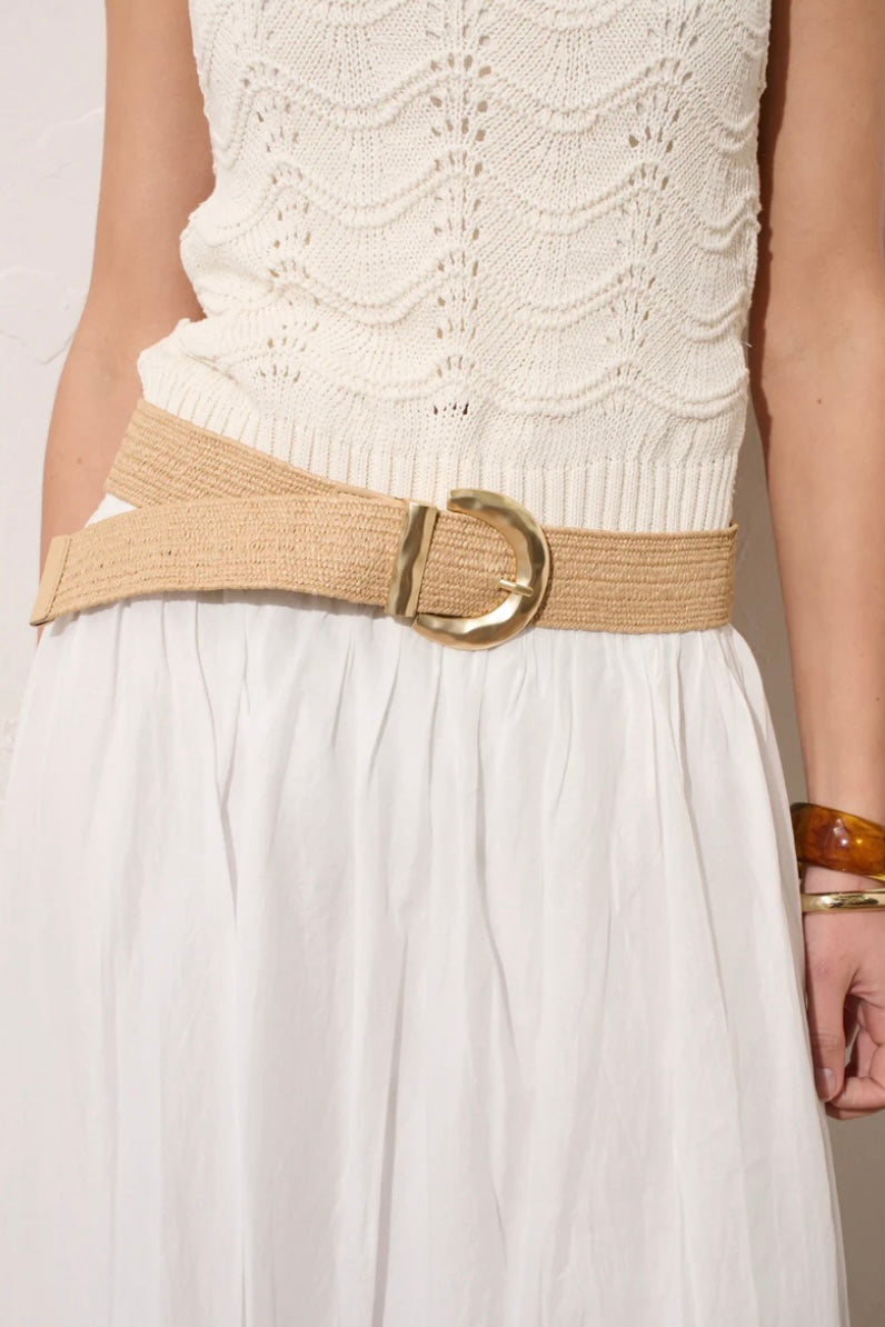 Arizona Straw Buckle Belt