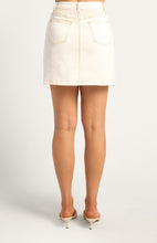 Load image into Gallery viewer, Contrast Stitch Denim Mini Skirt
