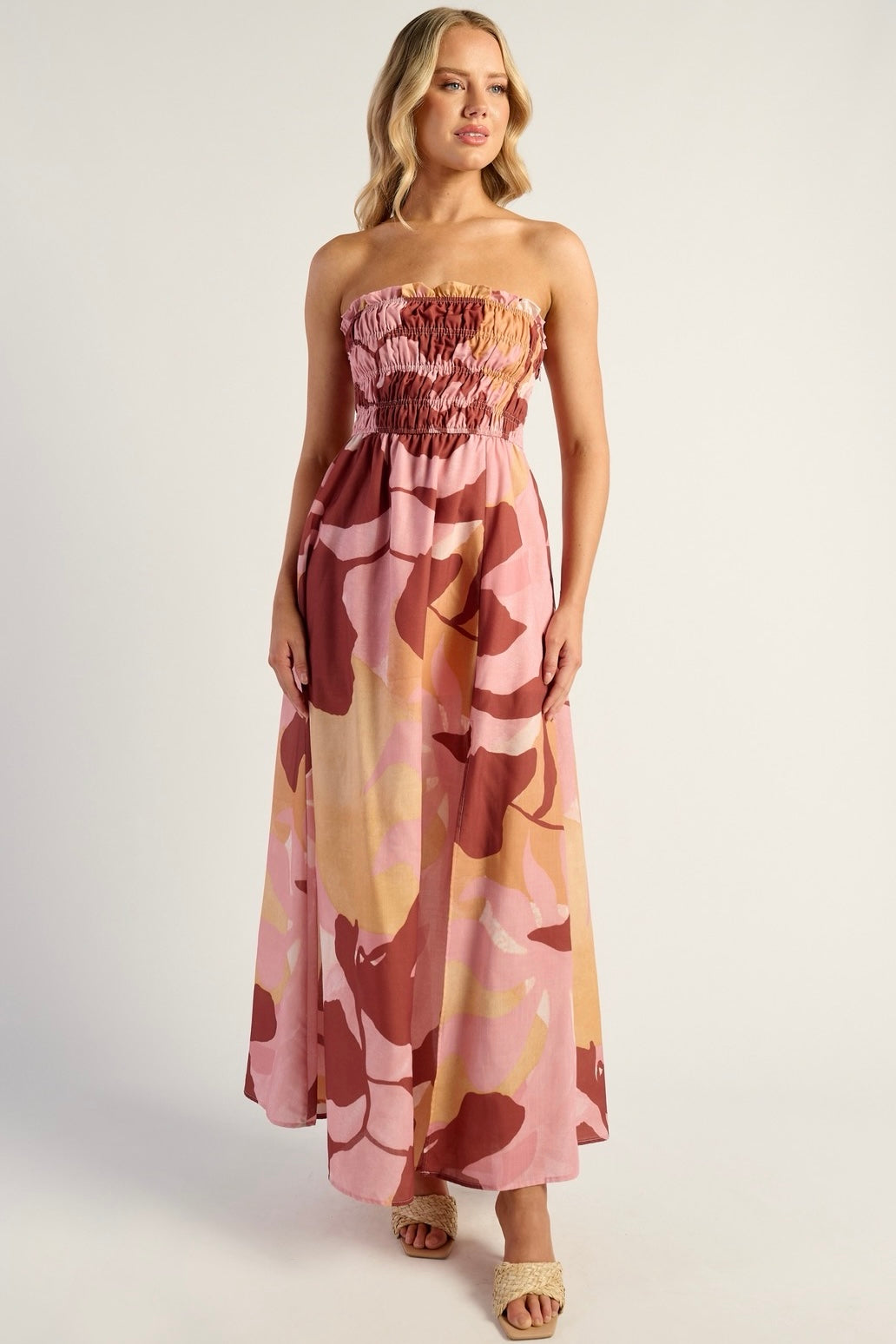 Aria Strapless Maxi Dress