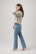 Load image into Gallery viewer, Melange Wool Jumper Beige
