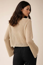 Load image into Gallery viewer, Metallic Crop Knit Gold
