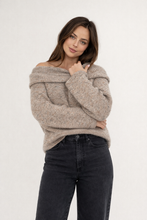 Load image into Gallery viewer, Samara Roll Neck Knit Mocha

