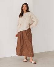 Load image into Gallery viewer, Palm Knit Jumper Oat
