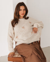Load image into Gallery viewer, Palm Knit Jumper Oat
