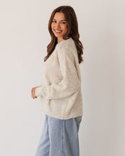 Load image into Gallery viewer, Palm Knit Jumper Oat
