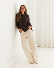 Load image into Gallery viewer, Antonia Knit Jumper Chocolate | Paper Heart
